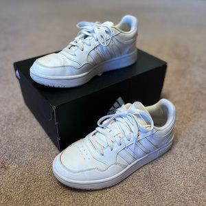 Adidas Hoops 3.0 White Shoes